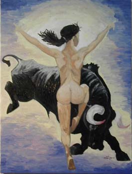 La donna e il toro